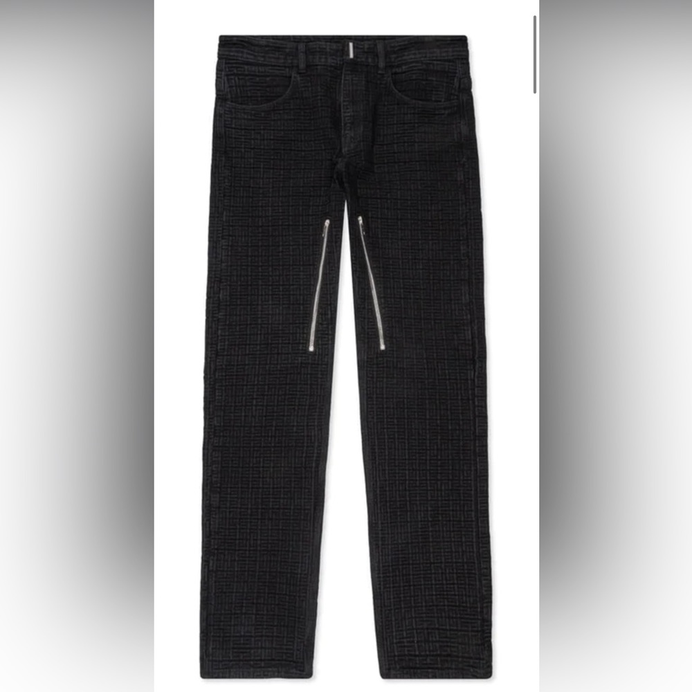 GIVENCHY Paris Monogram Denim Jeans | Indigo | Size 36